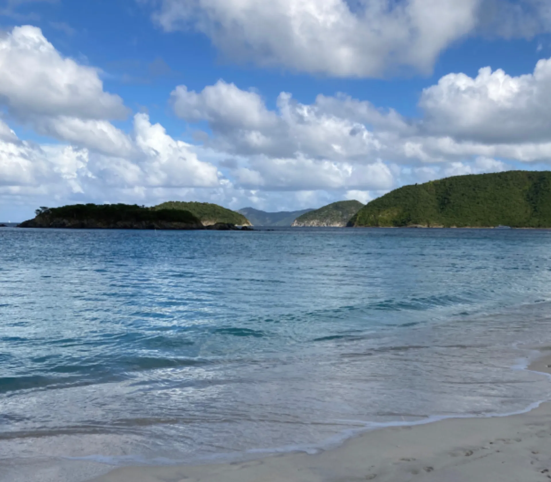 St. John USVI scenic ocean view from villa