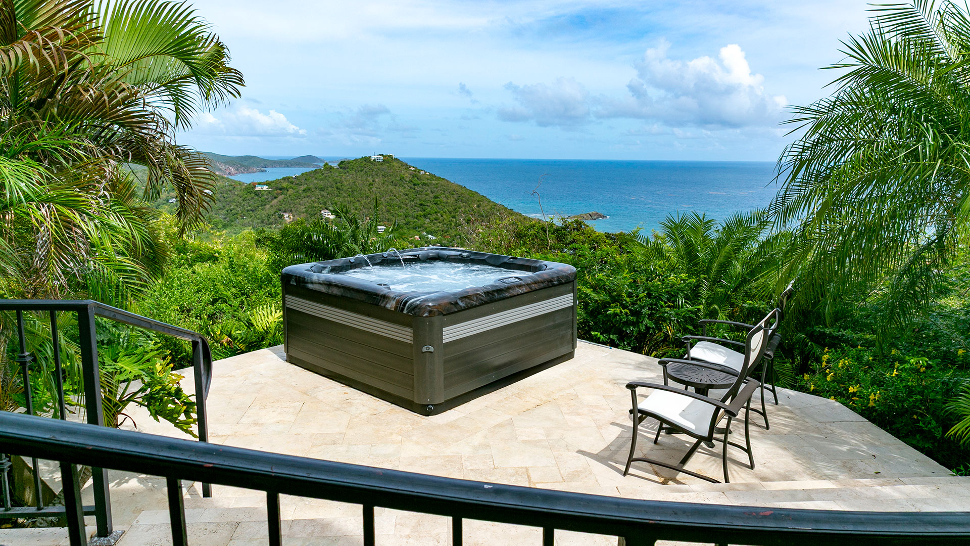 Luxury bedroom interior at Island Rider