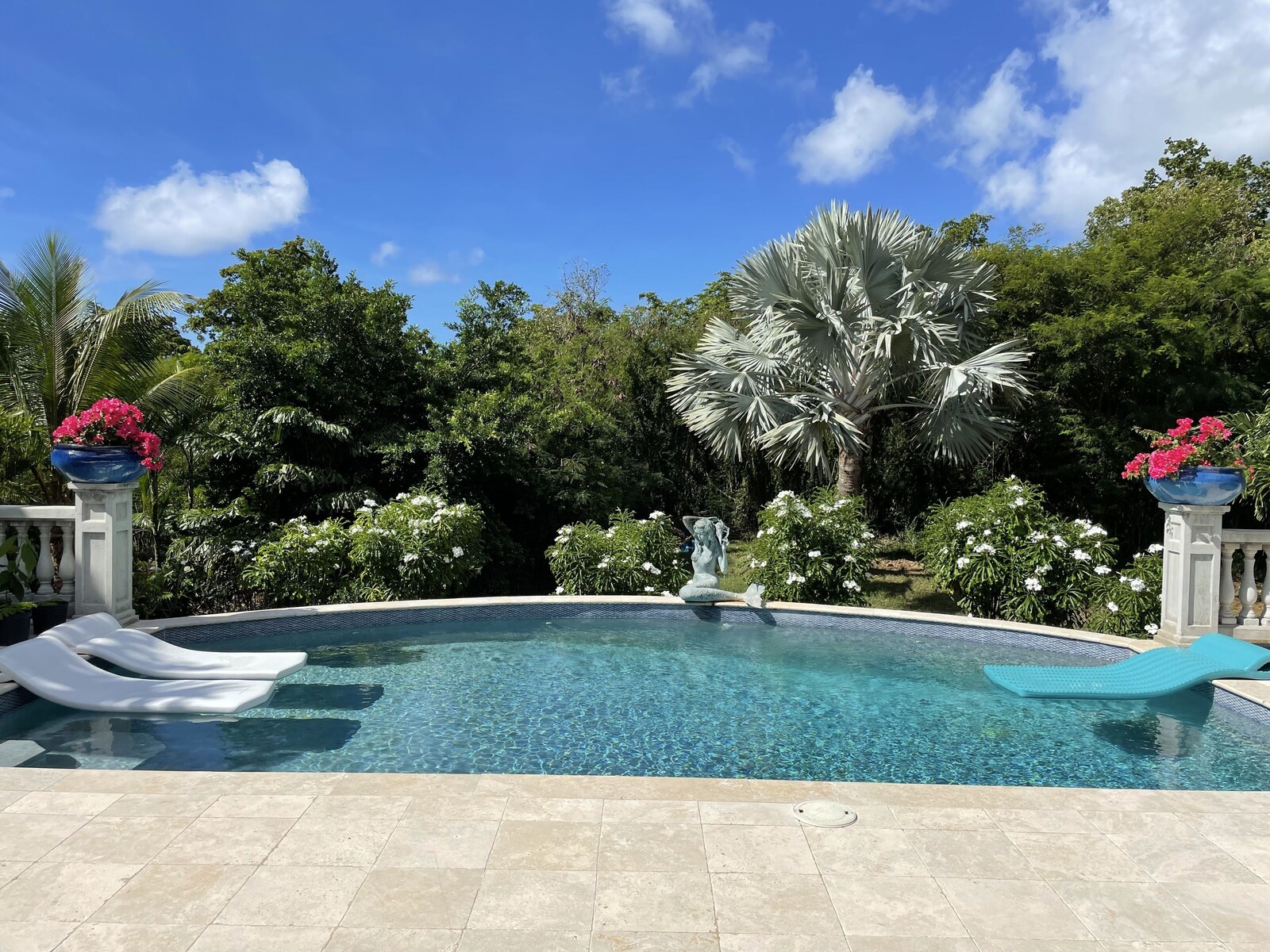 Mystical Mermaid open floor plan living and dining