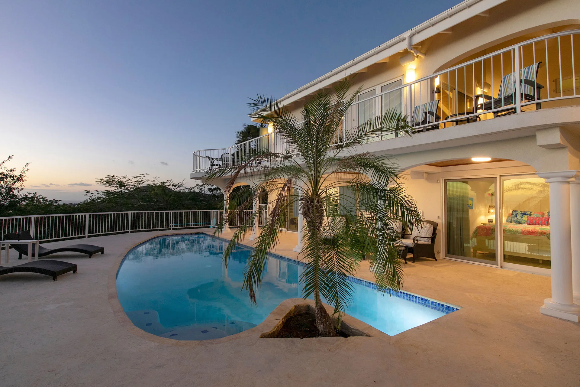 Sea Forever master bedroom suite with island views