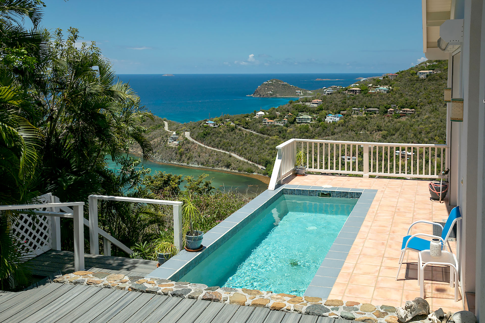 Sea Turtle Villa private pool with ocean views