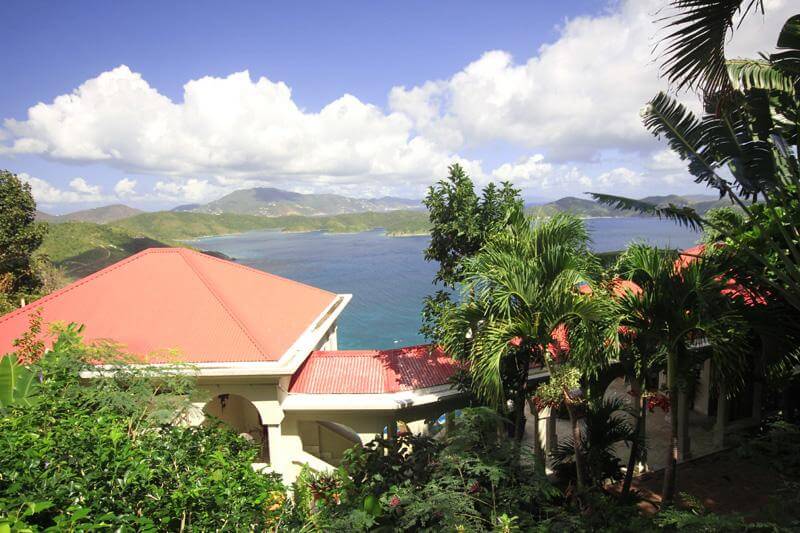 Solemare pool deck and Caribbean view